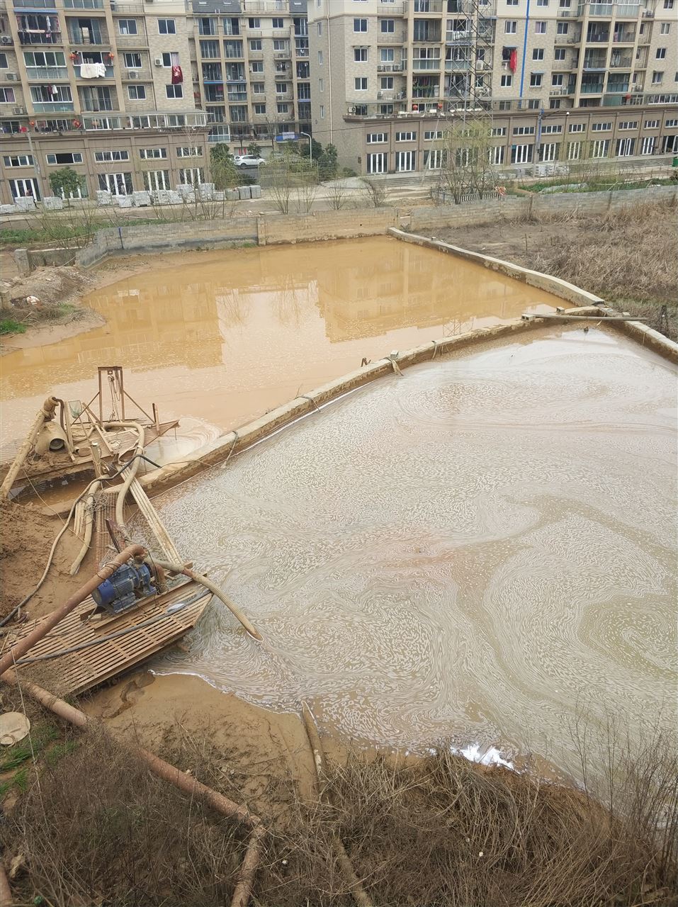 武宣沉淀池淤泥清理-厂区废水池淤泥清淤